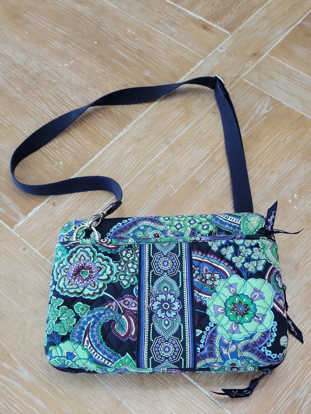 Vera Bradley Hard Shell Lap Top Portfolio Case In Blue Rhapsody